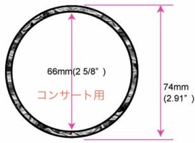 画像3: ウクレレ・ロゼッタ(ホワイトパール)