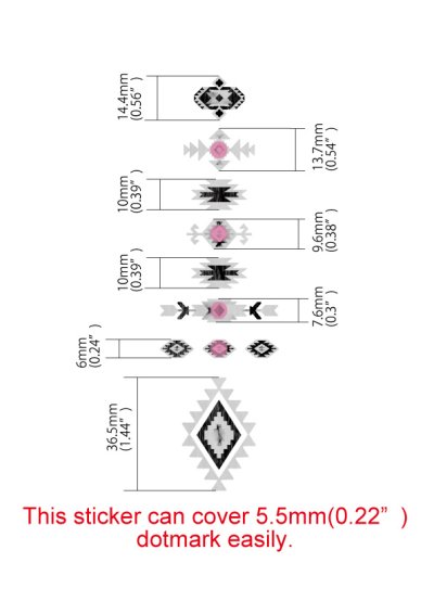 画像10: ウクレレ用：ネイティヴ・アメリカン エスニックパターン （ターコイズ）