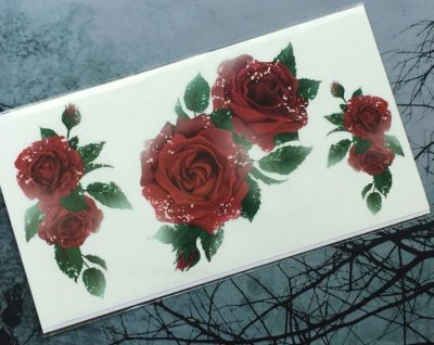 画像3: Layer Graph クリアステッカー  / イングリッシュ・ローズ 薔薇