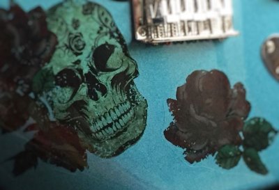 画像6: Layer Graph クリアステッカー  / ゴシック・スカル　Gothic Skull