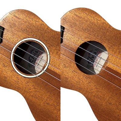 画像2: ウクレレ・ロゼッタ(ホワイトパール)