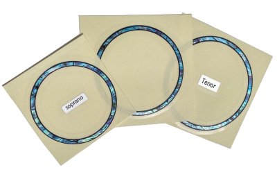 画像5: ウクレレ・ロゼッタ(アバロンBLUE)