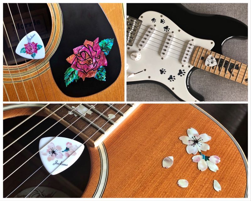 本物のインレイのようなステッカー 音楽雑貨のjockomo ジャカモウ It Is A Sticker But Seem Like A Inlay Page 2