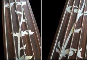 画像3: フレットレス用ツリー・オブ・ライフ(ホワイトパール) (3)