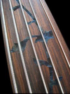 画像3: フレットレス用ツリー・オブ・ライフ(BLACKパール) (3)