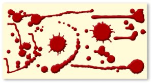 画像3: ブラッディ血飛沫-スプラッターブラッディSET (3)