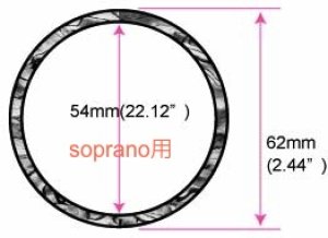画像6: ウクレレ・ロゼッタ(アバロンBLUE) (6)