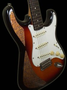 画像3: クロコダイル・レザープリントシート(ブラウン)　２シート入り (3)