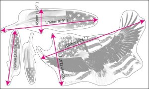 画像5: Layer Graph クリアステッカー  / アメリカン・ イーグル (5)