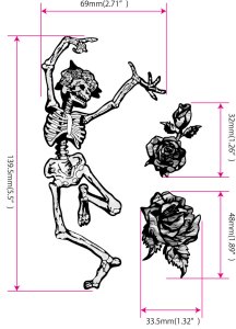 画像6: Grateful Dead / Dancingsスケルトン & ローズ (6)