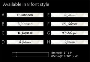 画像2: ５弦ベース用-カスタムネーム・ハイポジション (2)