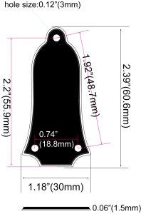 画像5: ノッチドタイプ 3点止めカスタム・トラスロッドカバー (5)